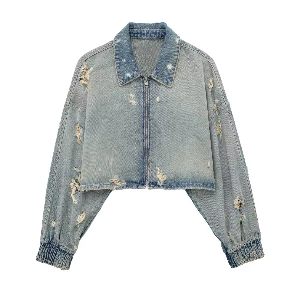 Bades Frayed Jean Jacket