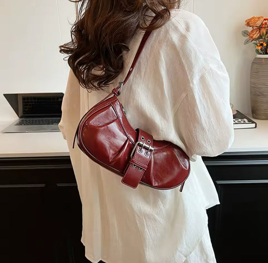 Bades Red Leather Bag