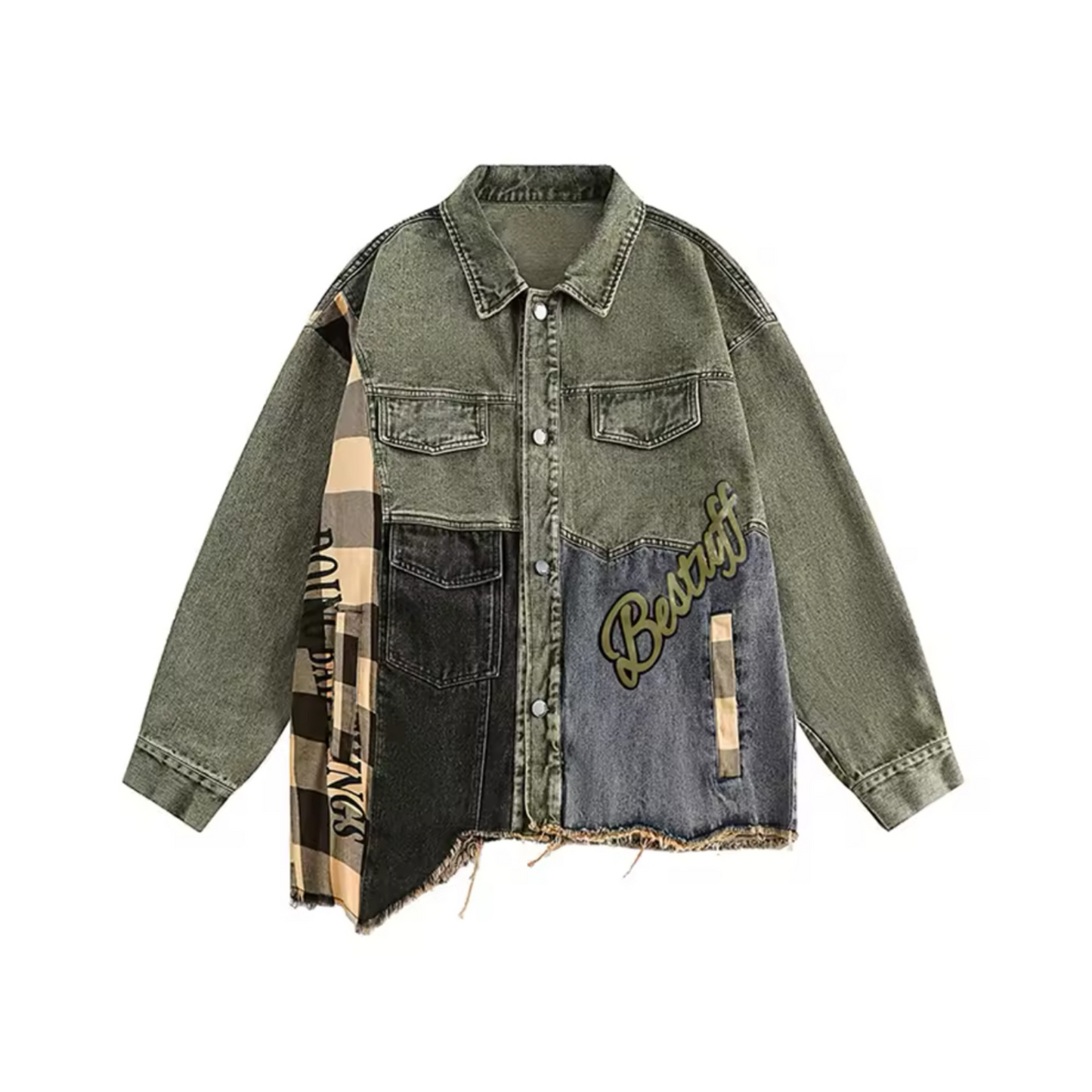 Bades Patchwork Denim Jacket