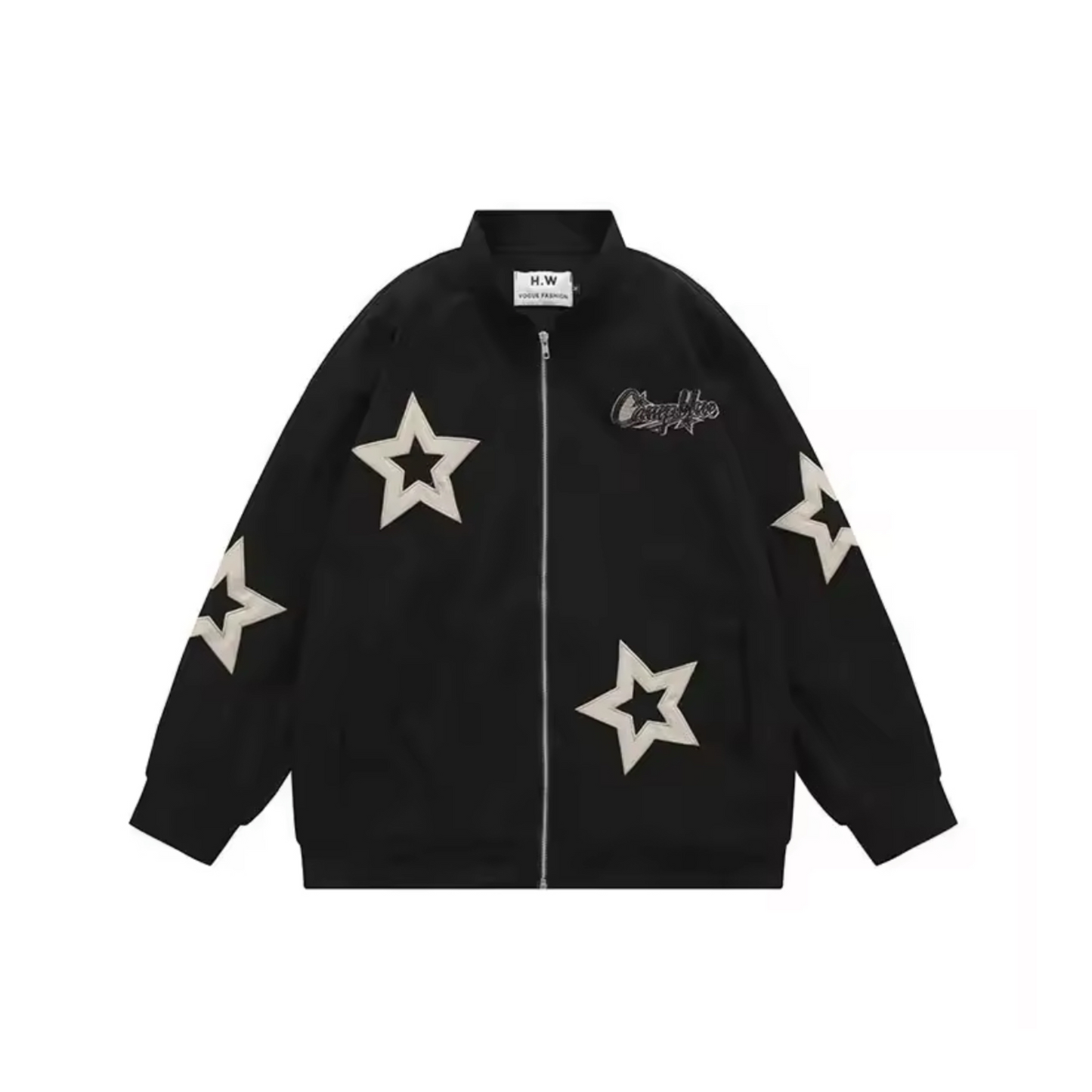 Bades Star Pattern Bomber Jacket