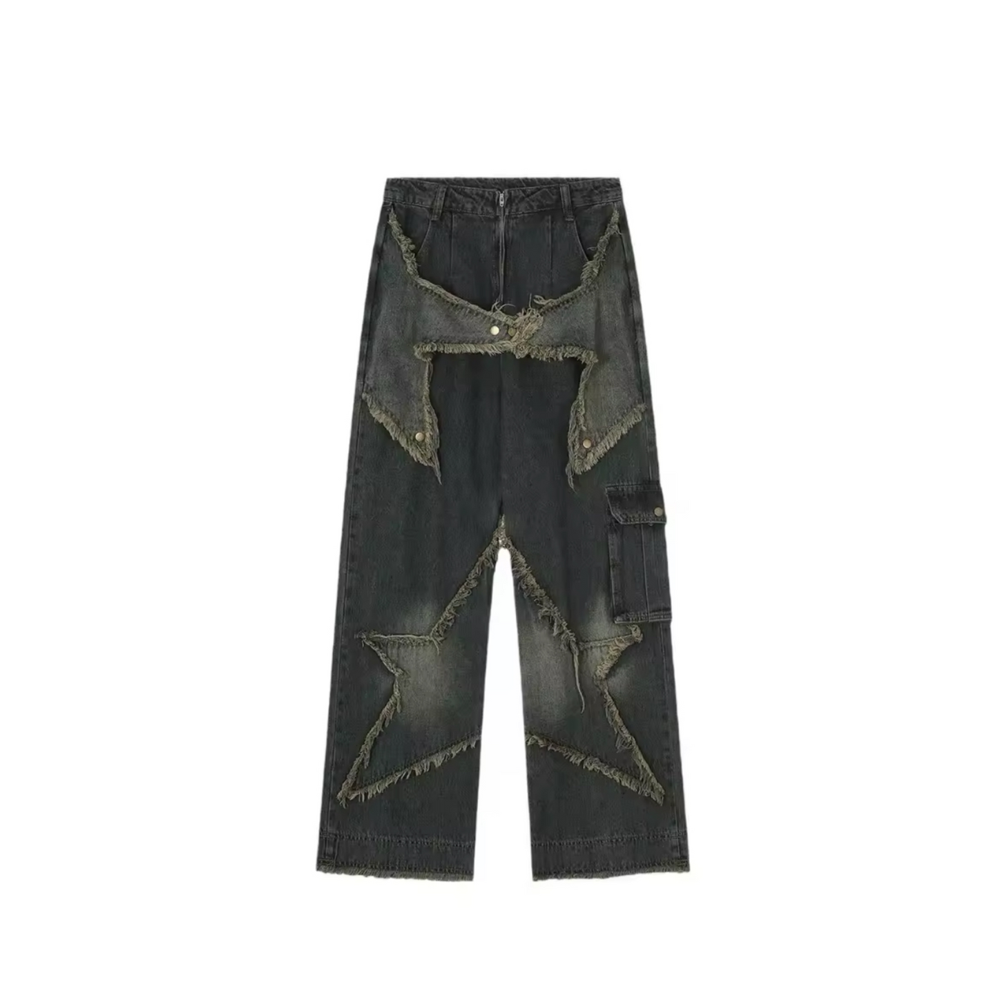 Bades Star Design Denim Trousers