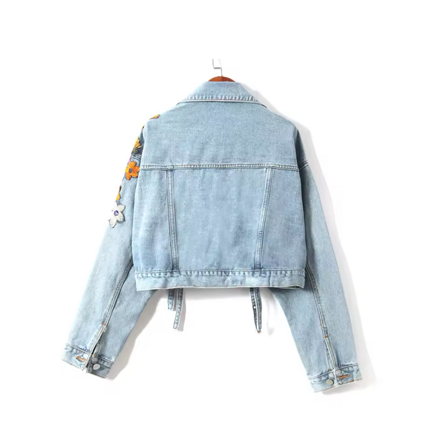 Bades Embroidered Denim Jacket