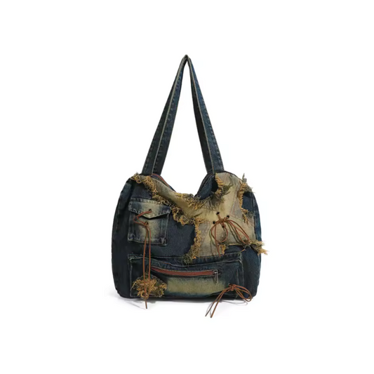 Bades Vintage Style Denim Bag