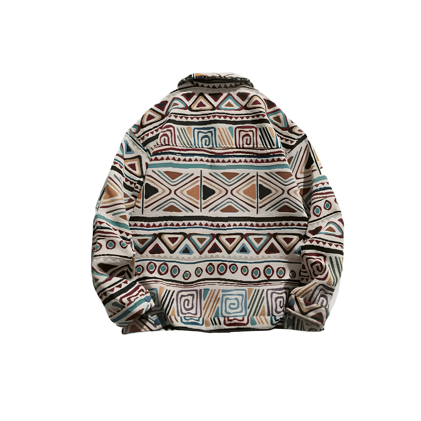 Bades Colorful Patterned Oversize Jacket