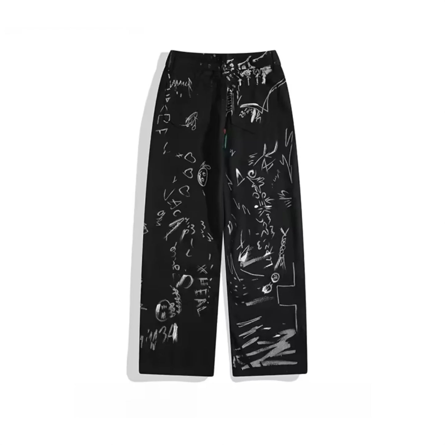 Bades Graffiti Patterned Trousers