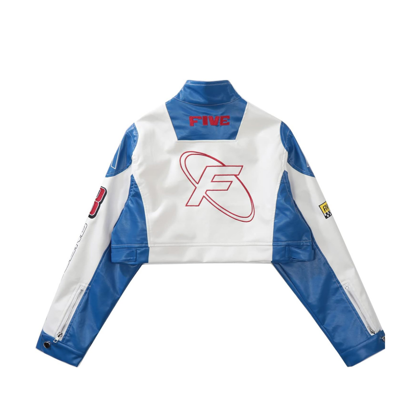 Retro Racer Crop Jacket